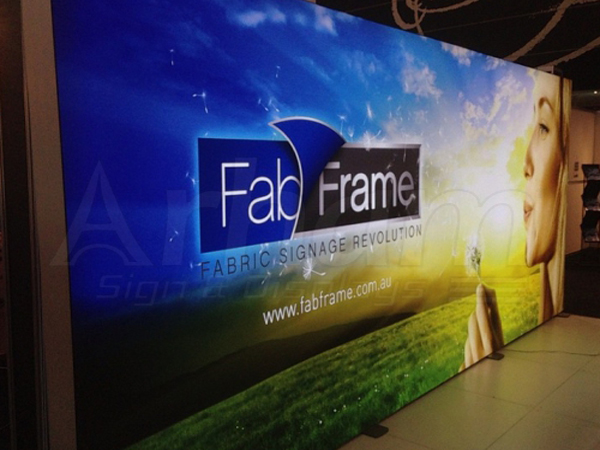 Programmed Back-Lit Fabric Signages